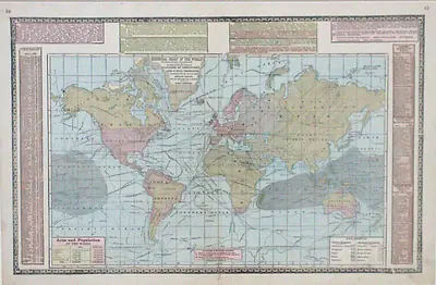 Historical Chart of the World on Mercator's Projection