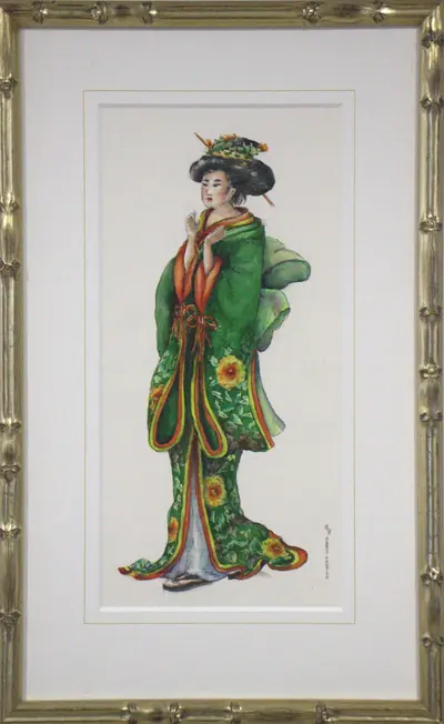 Geisha in Green