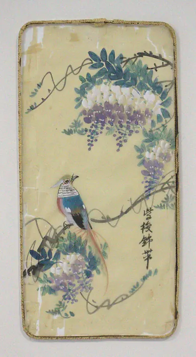 Songbird Among the Wisteria