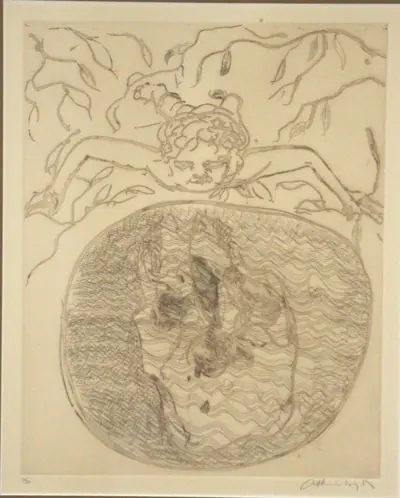 Narcissus Series Etching