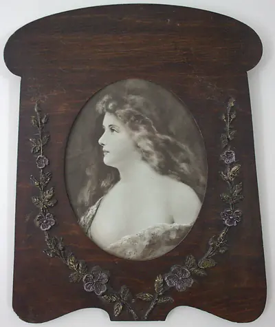 Edwardian Portrait, Mauve Frame