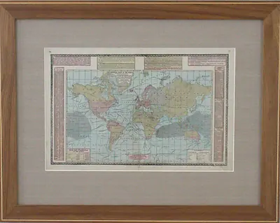Historical Chart of the World on Mercator's Projection