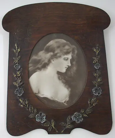 Edwardian Portrait, Blue Frame